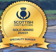 Scottish Craft Butchers Gold Award 2020/21, Speciality Burger